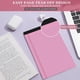 thumbnail image 4 of A4 Ruled Notebook Set | Horizontal Lined Tearable Notepad | Planner Journal | Thick Paper | Flip Over Binding | 4 Pack | White Yellow Blue Pink Purple Green | 11.65x5.00in | 100 Pages Each, 4 of 6