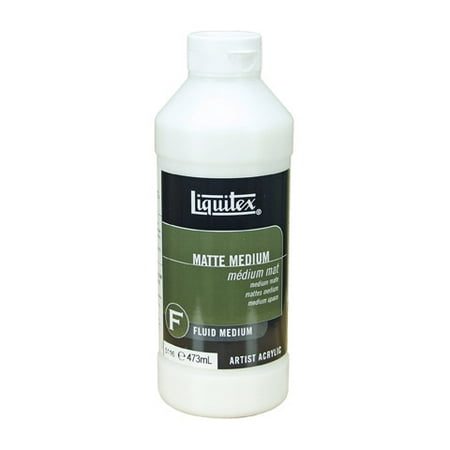 - Liquitex Matte Fluid Medium - 16 ounces