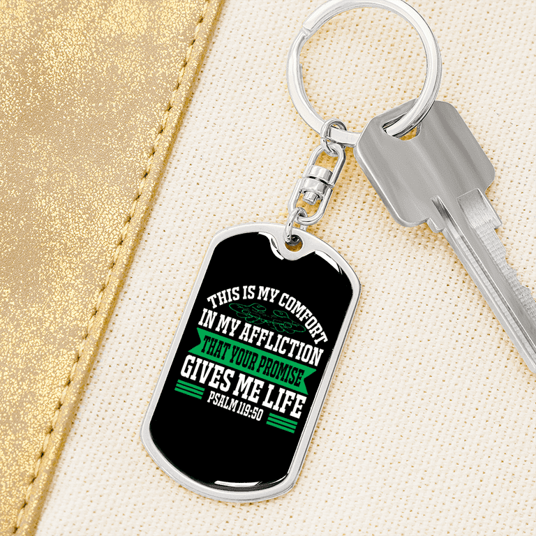 Comforly life deals keychain
