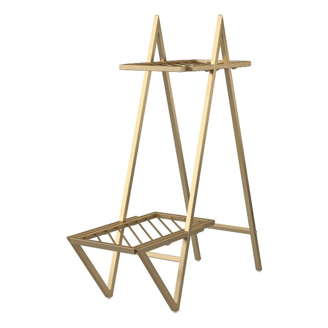Ameriwood Home Wallflower Plant Stand in Gold