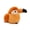orange-yellow, variant on Cute Lifelike Kiwi Parrot Tit Bird Plush Doll Pendant Keychain Backpack Hangings Ornament Gifts