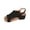 Black, variant on Orthopedic Wedge Sandals for Women Open Toe Ankle Strap Platform Sandals Women's Casual Side Hollow Belt Buckle Slope Bottom Roman Shoes Summer Fashion Ladies Sandals Shoes