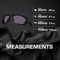 thumbnail image 5 of Oakley OO9431 Lateralis Rectangle Shaped Non-Polarized Sunglasses for Men - Includes Official Eyewear Kit - Matte Black Ink Frame with Prizm Grey Lens, 5 of 5