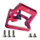 thumbnail image 1 of Soporte de bolsa de transporte de equipaje delantero de bicicleta portátil, portaequipajes de aluminio, soporte de adaptador de piezas de ciclismo de rojo Soledad Bloque portaequipajes delantero, 1 of 6