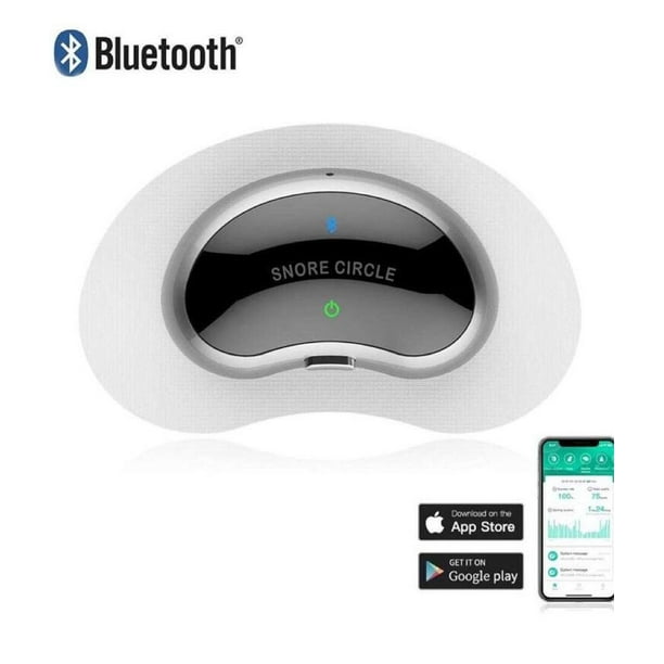 Dispositivo Electronico Anti-Ronquido contrae el musculo al roncar, sensor que reconoce el sonido. Aplicación que hace Estudio de Sueño. SNORE CIRCLE El Mejor en el Mercado 4.105