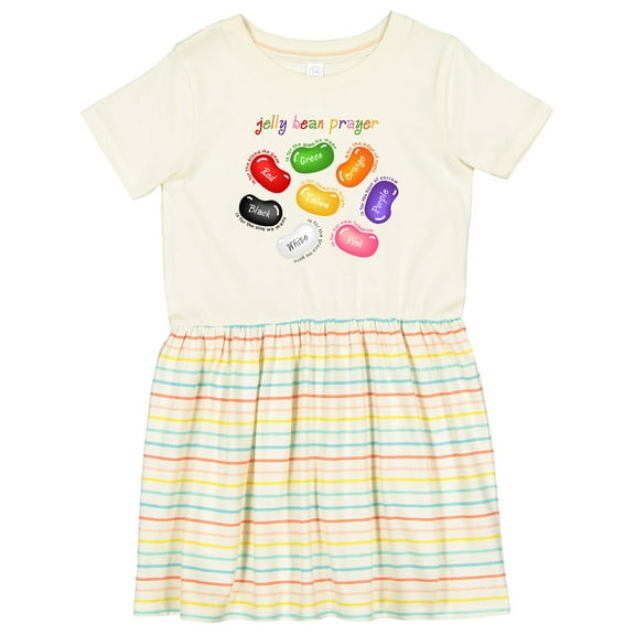Inktastic Jelly Bean Prayer Girls Toddler Dress
