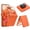 Orange, variant on for Motorola Razr 2024 Case with Hinge Protection & Built-in Screen Protector, Slim Full-Body Rugged Anti-Scratch Shockproof Protection Phone Case for Moto Razr 50,Orange