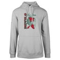 thumbnail image 2 of Men's Levelwear Heather Gray New Jersey Devils Retro Podium Netminder Pullover Hoodie, 2 of 3