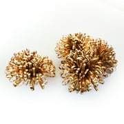Holiday Time 4in Bmboo Gold Bow.