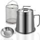 thumbnail image 1 of Hogar y cocina, Productos de cocina, Filtro de aceite de acero inoxidable 304 Filtro de aceite versátil de gran capacidad de acero inoxidable Contenedor de grasa de acero inoxidable resistente Multifu, 1 of 6