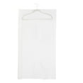 50 Pack Clear Plastic Garment Bags for Hanging Clothes, Dry Cleaning