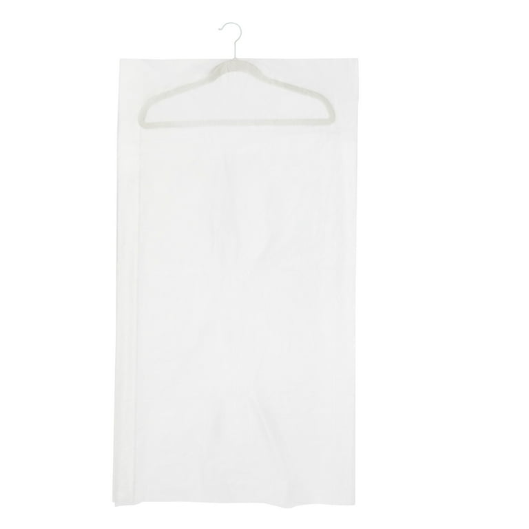 Party Bargains 40 Inch Garment Bags - [100 Count] 80 Gauge Dry Cleaning  Laundrette Bag for Suits, Dresses, Gowns, Coats, Uniforms, & More - Clear  Polyethylene Clothes Cover Protector : : Home & Kitchen