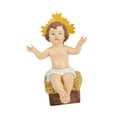 thumbnail image 5 of Nativity Figurine Child Jesus Statue Collectible Figure Detailed Resin Craft for a Religious Inspiration Gift, 5 of 9
