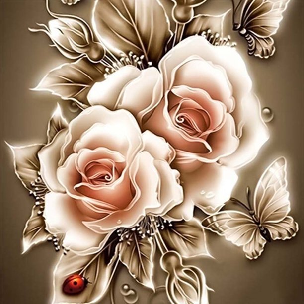 30 × 40 Pintura de diamante Bordado Kit completo de pintura de diamante en cuentas Diamante para pegar Accesorios de paisaje Lienzo Pintura 5D Niño Adulto Diamante de imitación Lote Rompecabezas Dibuj