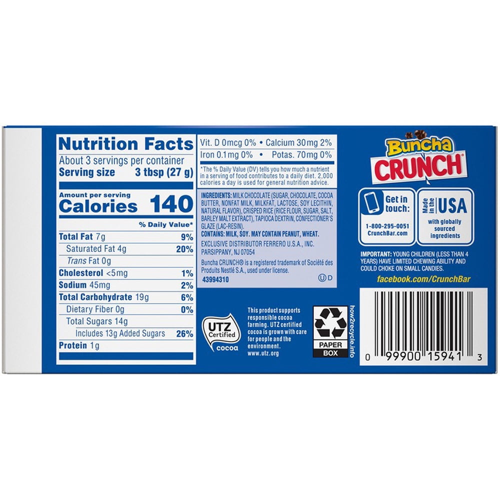 Buncha Crunch Candy - 3.2-oz. Theater Box