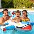 thumbnail image 5 of Baby Inflatable Pool Float Swimming Float Boat with Steering Wheel Horn for Kids Toddlers Age 1-4 Boys Girls Inflatable Ride-ons Summer Pool Swim Ring Beach Supplies Baby Float, 5 of 7