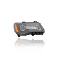 thumbnail image 1 of Headlight Assembly - Compatible/Replacement for '12-14 Chrysler 300 - Halogen, Black Bezel - Right Hand - Passenger - 68085416AF, 1 of 2