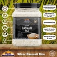 thumbnail image 4 of Rani Silver White Basmati Rice Extra Long Aged 160oz (10lbs) 4.53kg PET Jar ~ All Natural | Gluten Friendly | Vegan | Indian Origin | Kosher, 4 of 13