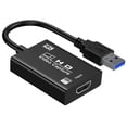 thumbnail image 1 of Carte de Capture Vidéo 4K HDMI-Compatible vers USB 3.0 pour Jeux OBS, Diffusion en Direct, Entrée Micro, pour Diffusion PS5, Xbox, DSLR, PS4, Caméra, OBS, 1 of 11