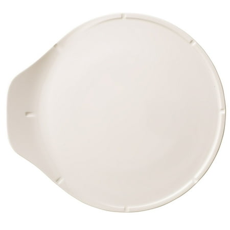 Pizza Passion Pizza Plate by Villeroy & Boch - Premium Porcelain -  Made in Germany - Dishwasher and Microwave Safe -  14 .5 x 13.75 (Best Way To Microwave Pizza)