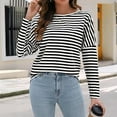 thumbnail image 2 of Tops for Women Trendy Womens Dressy T Shirts Shirt Dinner Womens Western Shirts Band T Blank Shirt Fashion Tees for Women Long Sleeve Tall Plain Night plus Size V Neck Thermal Sports Black M, 2 of 6