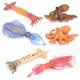 thumbnail image 1 of Set de 6 figuras de animales marinos: pulpo, calamar, calamar vampiro, 1 of 3