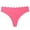Pink, variant on Sunvit-Panties Womens Seamless No Show Thong Panties - Nylon Spandex, Scalloped Waist, Brown, Size L, All-Day Comfort, Ideal for Form-Fitting Clothes