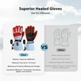 thumbnail image 4 of SNOW DEER Heated Gloves for Men Women Heated Ski Gloves 10h Warm 7.4V 3000mAh Battery Fast Charging Thick Lining Waterproof Goatskin Palm Anti Loss Lanyard Outdoor Skiing Snowboarding for Winter, 4 of 14