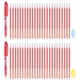 thumbnail image 1 of Uxcell 2Pcs Bolígrafos de Gel Borrables con 50 Recambios y 2 Borradores, Bolígrafos Borrables por Calor de 0.5mm para Tela, Tinta Roja, 1 of 6