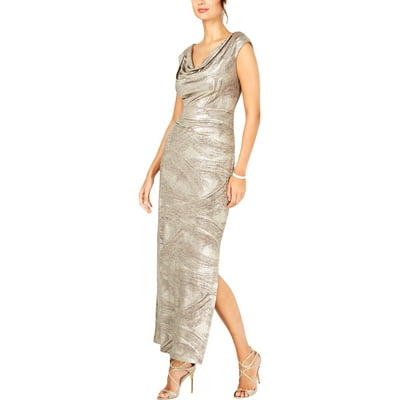 Connected apparel gold dress cheap