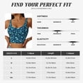 thumbnail image 5 of KLL Daisies Flowers for Workout Tank Tops for Women,U Back Fitness Top Built in Shelf Bras Padded Fit for Yoga Gym-X-Large, 5 of 8
