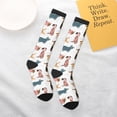 thumbnail image 6 of Bingfone Compression Socks for Women and Men Long Socks for Running Athletic Cycling Nurse-Dogs Pug, 6 of 8