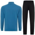 thumbnail image 3 of Notus Men’s Track Suits Set 2 Piece sweatsuits 2-piece set Jogger suit for men jogging suits for men 2 piece Sweatpants Sweat Suits Collar fleece tracksuit Multi Colors Turquoise XXL, 3 of 7