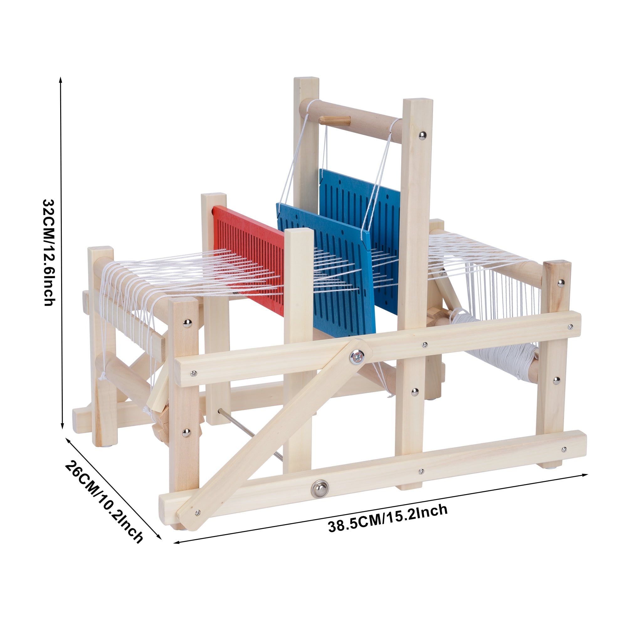 Gtouse Foldable Weaving Loom Kit, Complete DIY Multi-Craft Frame Looms for Adults Beginners