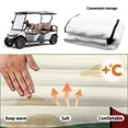 thumbnail image 5 of Uorisanigo Golfer Print Golf Cart Seat Covers with Storage Pockets, Universal Club Car Seat Covers Towel Blanket Fit for EZGO, Club Car & More 2-Seat Carts, Easy Installation, 5 of 7