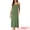 Army Green, variant on Women's Spaghetti Strap Full Slip Midi Under Dress L Deep Purple