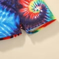 thumbnail image 5 of Fesfesfes Toddler Baby Boys Summer Tie-dye Pullover Short Sleeve Shorts Clothes Suit, 5 of 9