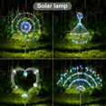 thumbnail image 6 of Rirool 4 Pack Solar Garden Lights, 120 LED Solar Firework Lights for Pathway, Yard, Party, Christmas Decor, Multicolor, IP65 Waterproof, DIY Copper Wire, Auto On/Off, 6 of 8