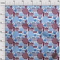 thumbnail image 3 of oneOone Cotton Poplin Medium Blue Fabric Beach Sewing Fabric By The Yard Printed Diy Clothing Sewing Supplies 42 Inch Wide, 3 of 4