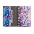 thumbnail image 4 of Wallet style folio for Asus Vivo Tab RT 10.1 tablet case 10 inch Slim fit standing protective rotating for 10" universal carrying cases 10.1 PU leather cash Pocket cover Aqua Paisley, 4 of 5