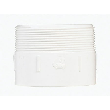 - Plastic Trends 4 in. Hub x 4 in. Dia. MPT Pipe Adapter