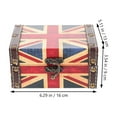 thumbnail image 5 of FONDOTIN 1Pack Patriotic Trinket Box Wooden Material with Dustproof Feature for Family, 5 of 8