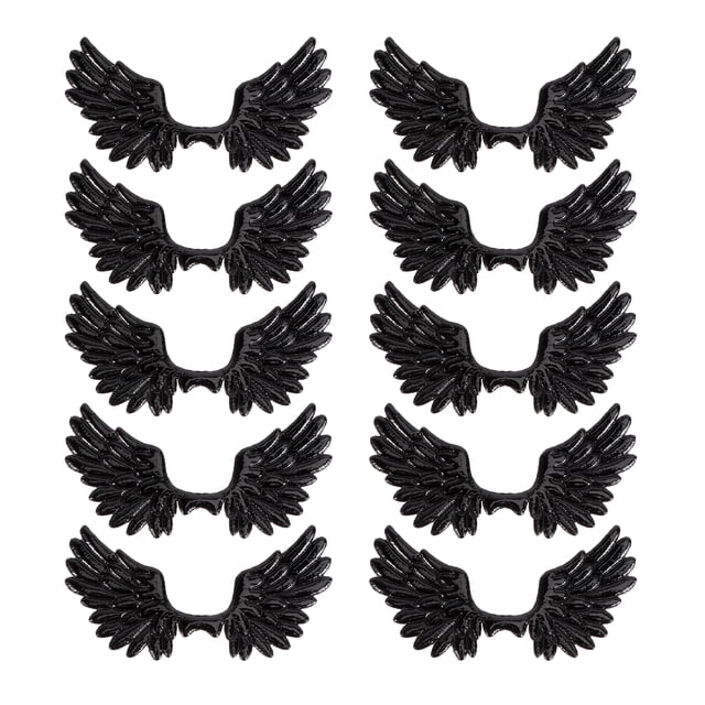 MasteelfCA 10Pcs Delicate Angel Wings DIY Making Material Creative Hair Clip Ornaments