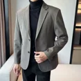 thumbnail image 5 of Nuevos trajes y blazers para hombre, conjunto informal de 2 piezas de corte entallado, ropa clásica para hombre, pantalones elegantes para ceremonia, 5 of 5