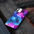 thumbnail image 4 of FINCIBO Soft Rubber Protector Cover Case for Apple iPhone 12 / 12 Pro 6.1" 2020 (NOT FIT Apple iPhone 12 Pro Max 6.7" 2020/iPhone 12 mini 5.4" 2020), Celestial Blue Purple Galaxy, 4 of 5