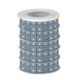 thumbnail image 2 of 5 Rolls Christmas Ribbon 1.5 inch Wide Decorative Ribbon for Gift Wrapping and Holiday Decorations Smiling Snowmen Wearing Black Hats, 2 of 7