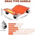 thumbnail image 3 of ChaoLink 4-Pack Car Dollies Set, Heavy Duty 6000 lb Car Roller Wheels with Brake for Garage, 3 of 7