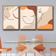 thumbnail image 3 of IDEA4WALL 3 Piece Framed Canvas Wall Art for Living Room, Bedroom Mattis and Brutalist Canvas Prints for Modern Home Decoration Ready to Hang, 3 of 5