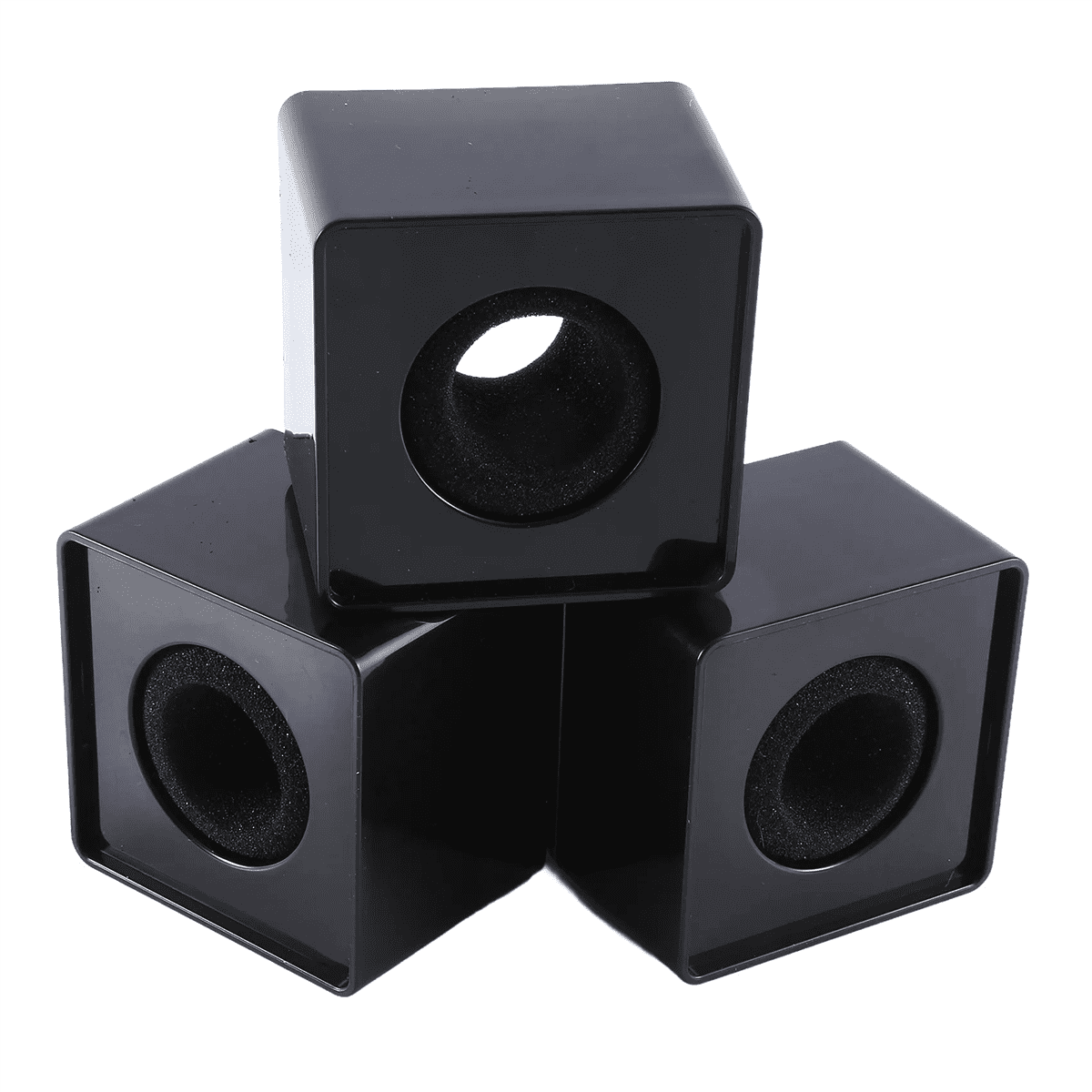 30Pcs Microphone MarkFlag Mic Station-Cube Square Interview Box Stand Flags Shaped Holder Reporter Injection,Black,30 x Microphone Marker,Black