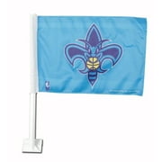 Angle View: NBA - New Orleans Hornets Fleur De Lis Car Flag